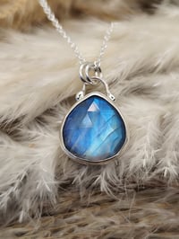 Image 4 of Rainbow Moonstone Teardrop 3