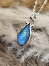 Image 4 of Rainbow Moonstone Teardrop 4