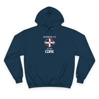 Image 1 of Dominican At My Core Hoodie — Dominican Republic Flag Pullover for Pride & Heritage