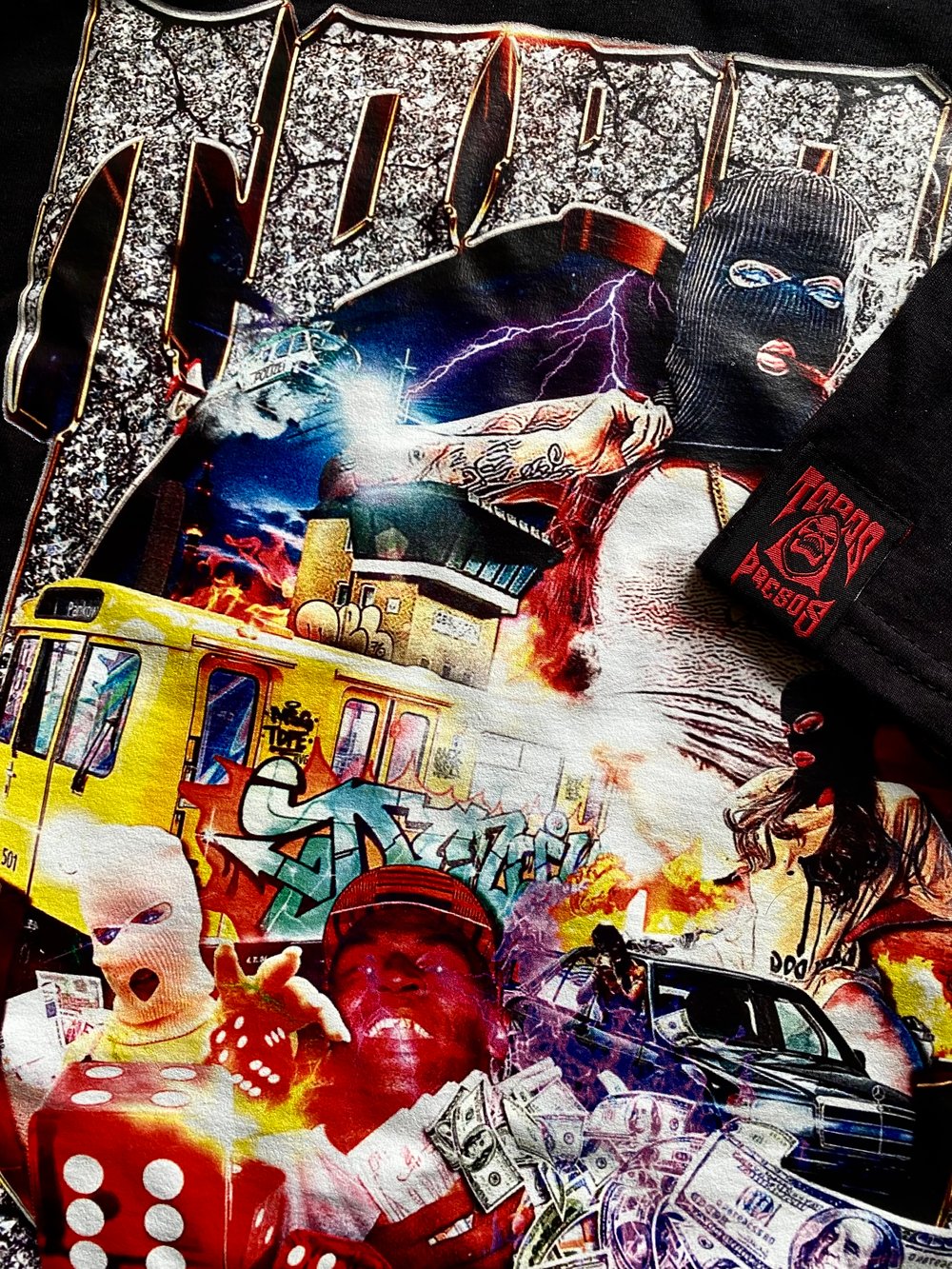 Todos Presos x Delikt / Del76 T-Shirt Black