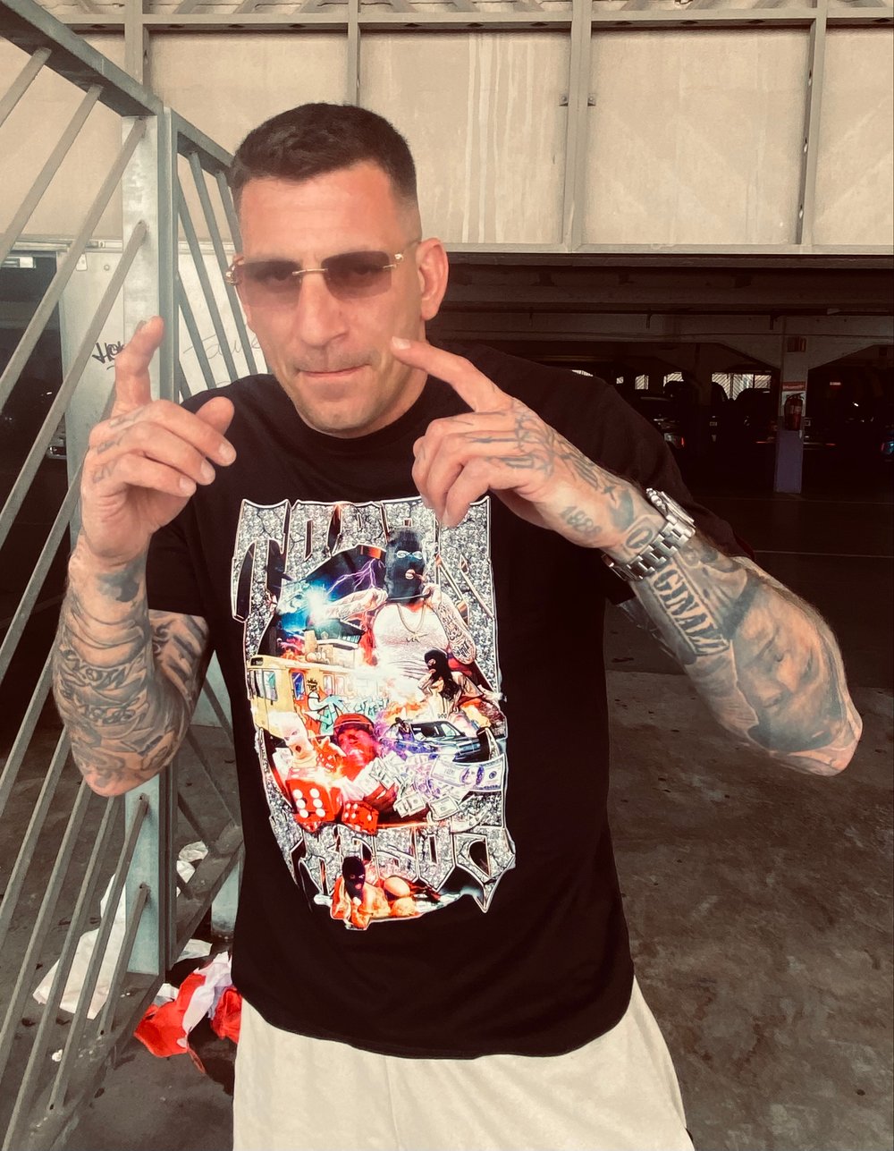 Todos Presos x Delikt / Del76 T-Shirt Black