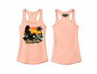 Image 1 of Stay Salty Sunset Mermaid Racerback Tank