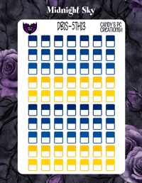 Image 13 of Date Box Small Theme 5  1-24 Choose A Color and Font