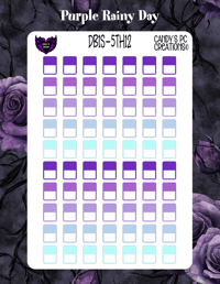 Image 12 of Date Box Small Theme 5  1-24 Choose A Color and Font