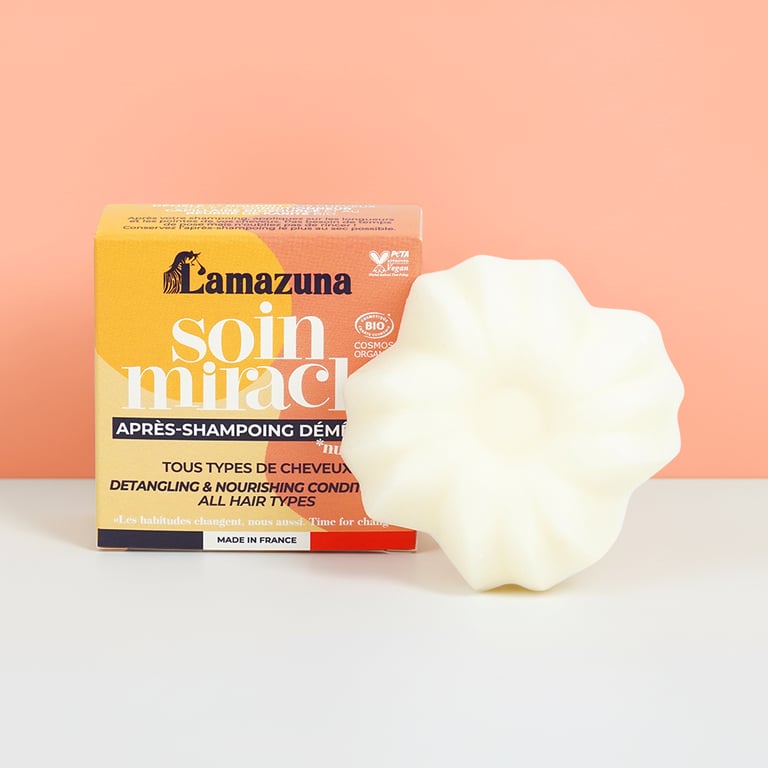 Après-shampoing solide bio Lamazuna 74ml