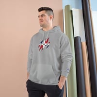 Image 2 of Dominican Flag Ripped Chest Hoodie