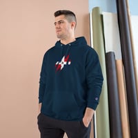 Image 4 of Dominican Flag Ripped Chest Hoodie