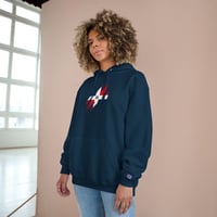 Image 5 of Dominican Flag Ripped Chest Hoodie