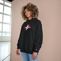 Image 7 of Dominican Flag Ripped Chest Hoodie