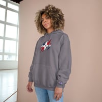 Image 9 of Dominican Flag Ripped Chest Hoodie