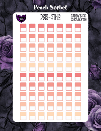 Image 14 of Date Box Small Theme 5  1-24 Choose A Color and Font