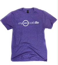 MZCL Logo Unisex Tee - Heathered Purple