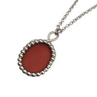 Image 2 of Beaded Carnelian Necklace