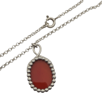Image 3 of Beaded Carnelian Necklace