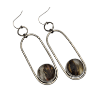 Image 1 of Fire Cherry Quartz Earrings