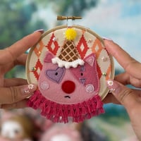 Grumpy Pants Silly Kitty small pink