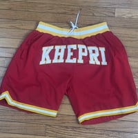 Khepri Classic Mesh Shorts – Red/Gold