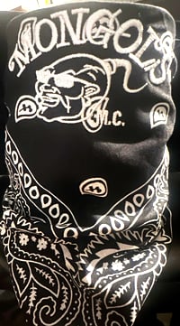 Image 2 of MONGOLS EMBROIDERED BANDANAS 