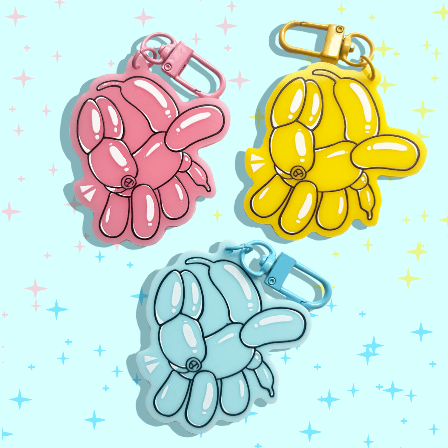 Balloon Bone Kechain