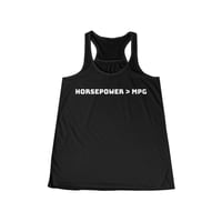 Image 2 of Horsepower > MPG Flowy Racerback Tank