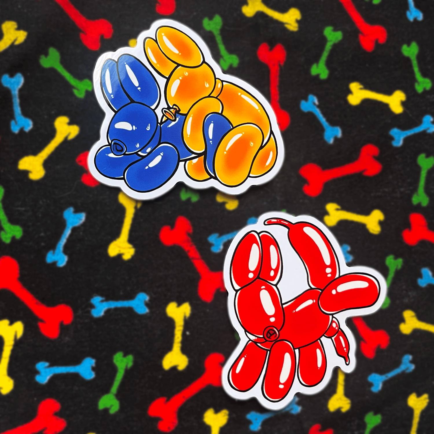 Balloon Dog Stickers