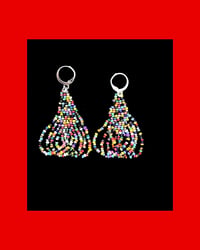 Mini Confetti Fringe Earrings
