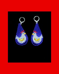 Chicken Teardrop Earrings
