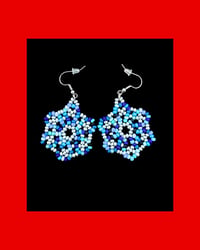 Image 5 of Huichol Style Big Bead Flowers 3