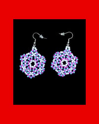 Image 4 of Huichol Style Big Bead Flowers