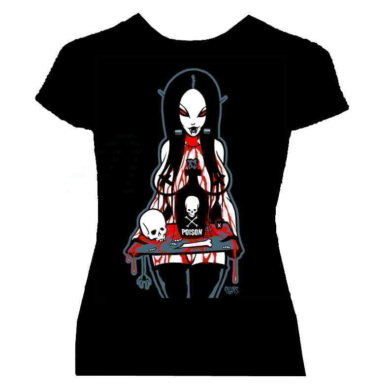 Image of preorder POISON - woman’s fitted babydoll  - ships may 8th 