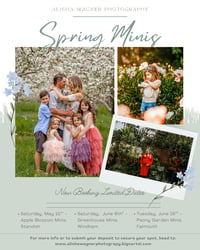 Image 1 of Saturday, May 16th ~ Apple Blossom Mini Session ~ Deposit Only