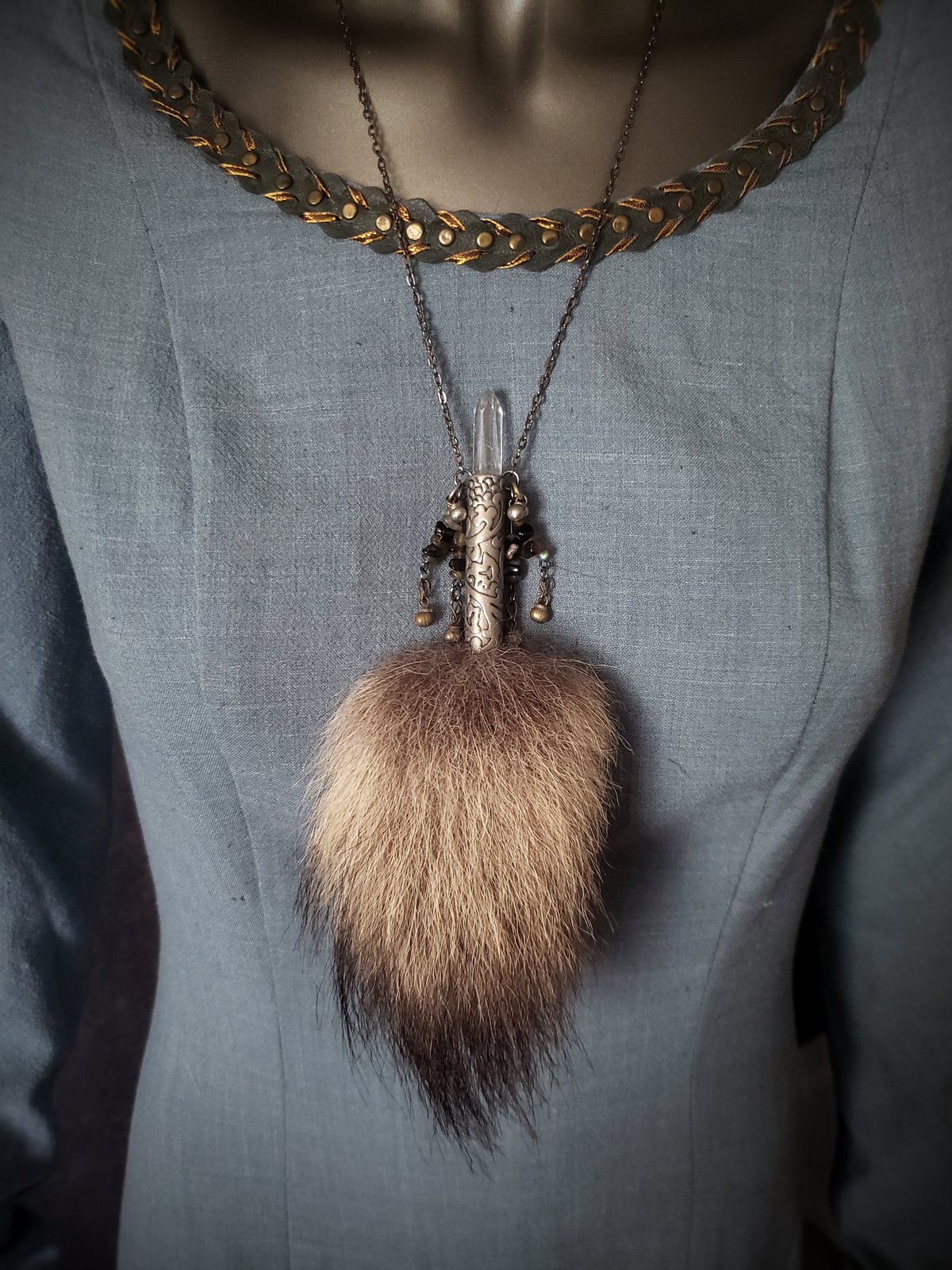 Image of Wolf Tail Necklace
