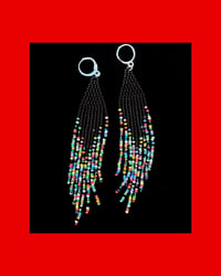Image 5 of Bead Soup Fringe Earrings 2