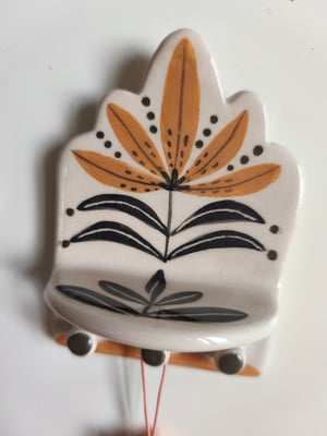 Image of Petit présentoir plateau noir brun