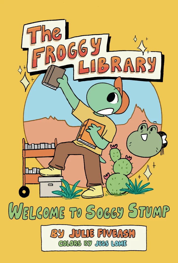 [PRE-ORDER] The Froggy Library by Julie Fiveash - SIGNED (IN-STORE EVENT) Image 2