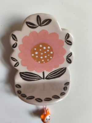 Image of  Petit présentoir plateau fleur 