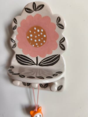 Image of  Petit présentoir plateau fleur 