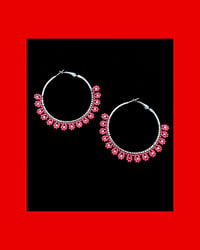 Spring Flower Hoops