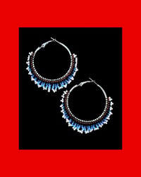 Just The Blues Woven Hoops