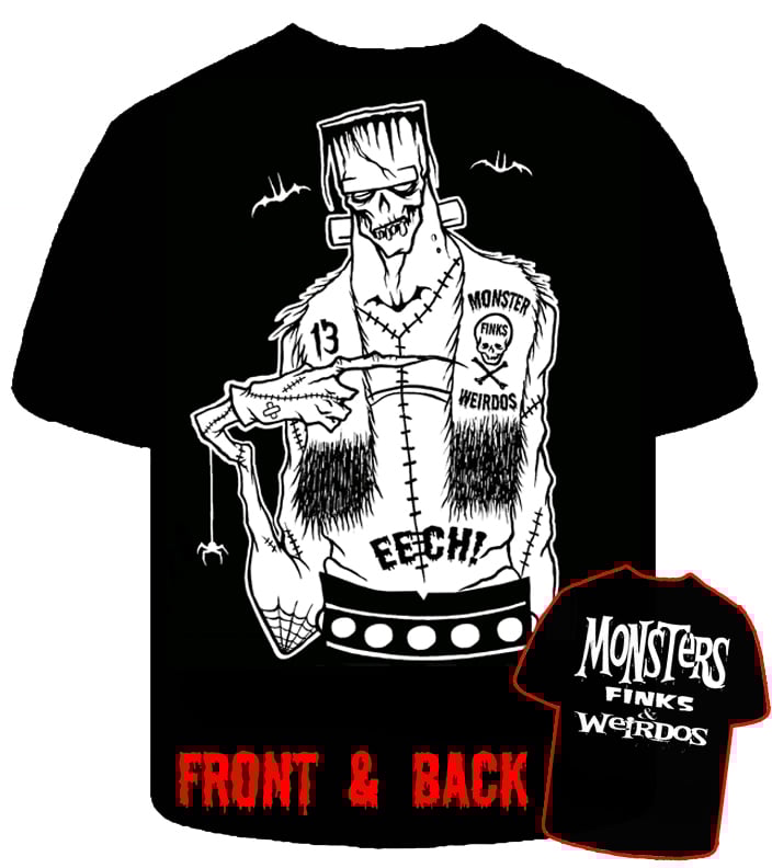 Image of preorder MONSTERS FINKS & WEIRDOS - mens shirt - SHIPS May 8th