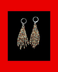 Image 2 of Earth Tone Mini Earrings