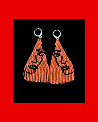 Ooh La La Faces Fringe Earrings