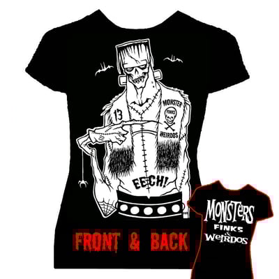 Image of preorder Monster Finks & Weirdos - woman’s fitted babydoll  - ships may 8th 