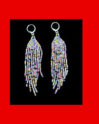 Mermaid Scales Fringe Earrings