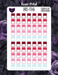 Image 16 of Date Box Small Theme 5  1-24 Choose A Color and Font