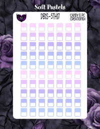 Image 17 of Date Box Small Theme 5  1-24 Choose A Color and Font