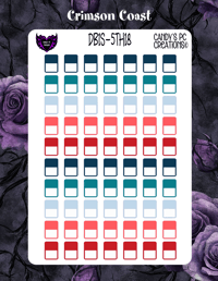 Image 18 of Date Box Small Theme 5  1-24 Choose A Color and Font