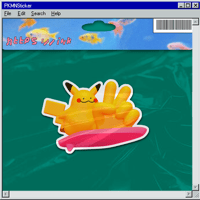 Image 1 of PKMN: Surfing Pikachu