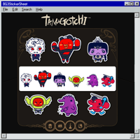 Image 1 of BG3 X Tamagotchi: Sticker Sheet