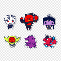 Image 2 of BG3 X Tamagotchi: Sticker Sheet